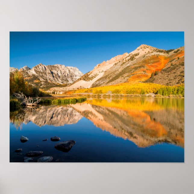 Poster Outono no lago do Norte, Califórnia (Frente)