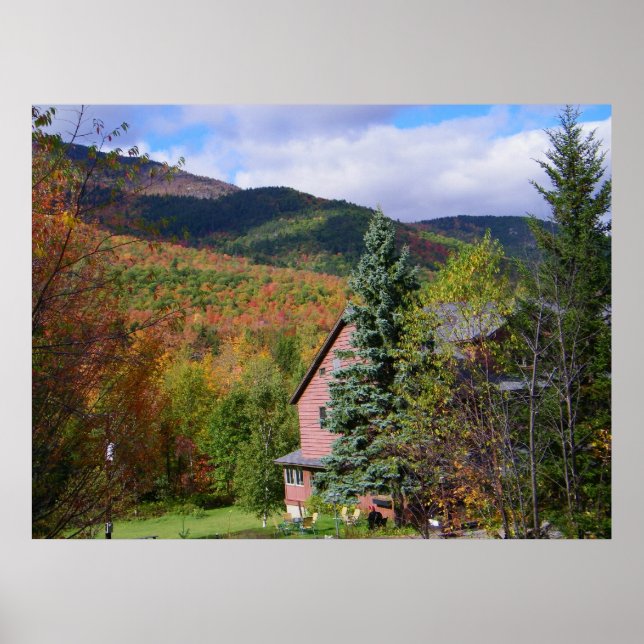 Pôster Outono nos Adirondacks (Frente)