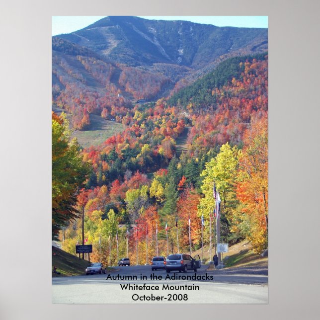 Poster Outono nos Adirondacks (Frente)