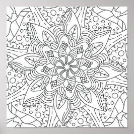 Poster outono pacífico: Coloração da floresta