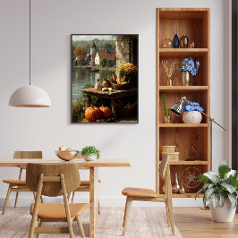 Poster Outono pelo lago