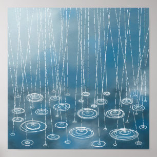 Poster Outra Pintura Do Dia De Chuva