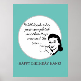 Poster Outra Viagem À Volta Do Sol, Curiosa E Personaliza