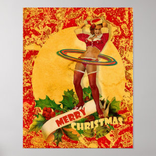 Poster Outro Pin-Up de Natal