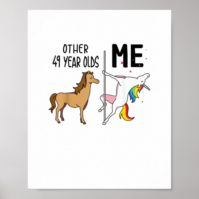 Poster Outro Presente de Aniversário de 49 Anos do Unicór (Frente)