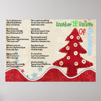 Poster Outros 12 Haikus De Natal