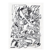 Outros planos aqui, desenho a tinta