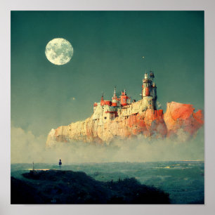 Poster Outshore Citadel Fantasy Sci-Fi