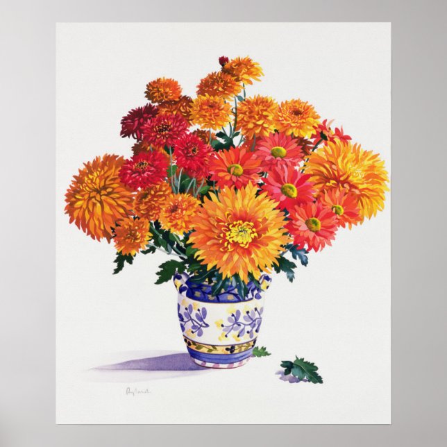 Poster Outubro Chrysanthemum (Frente)
