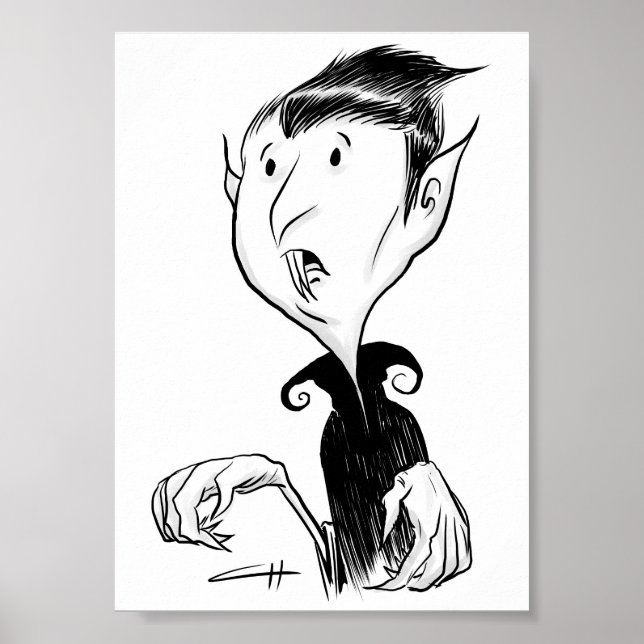 Poster Outubro - Vampiro (Frente)