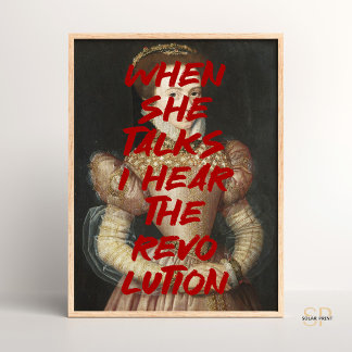 Poster Ouvi a citação da Revolução Renascentista