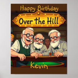 Poster Over The Hill Club