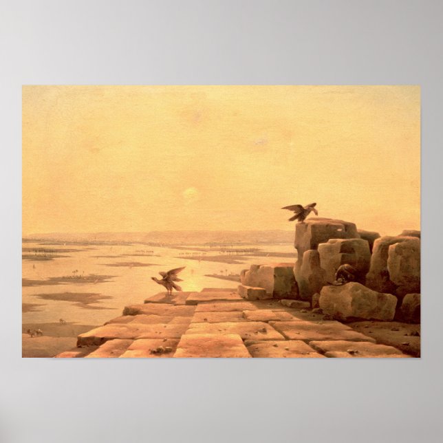 Poster Overflow of the Nile, 1842 (Frente)