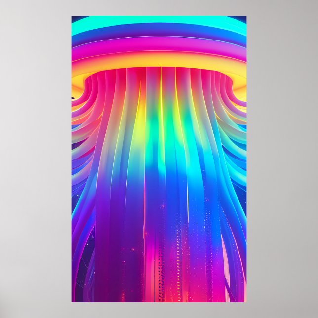 Poster Overwhelmed by a Force of  Technological Diversity (Frente)