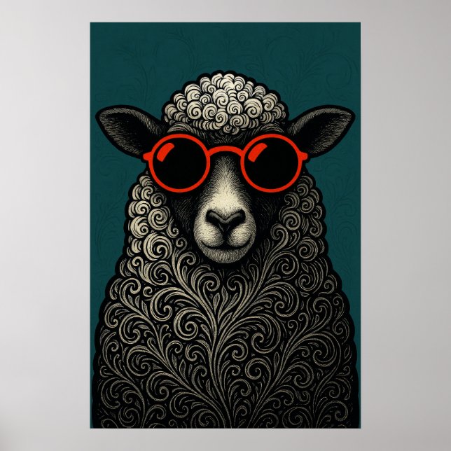 Poster Ovinos Legal Whimsical Curly (Frente)