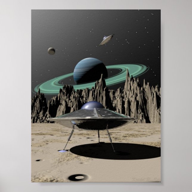 Poster OVNI - 50 SciFi Kitch (por Kristel R. Sitz) (Frente)