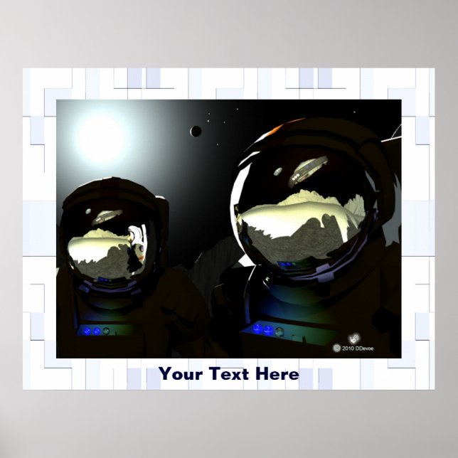 Pôster OVNI de Visitantes Inesperados (Frente)