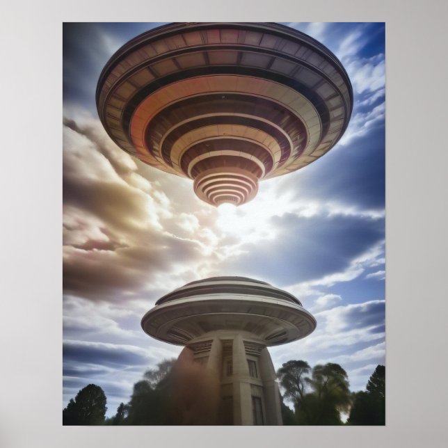 Poster OVNI misterioso (Frente)