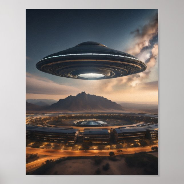 Poster OVNI misterioso (Frente)