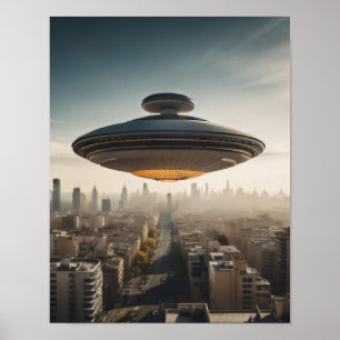 Poster OVNI Over City