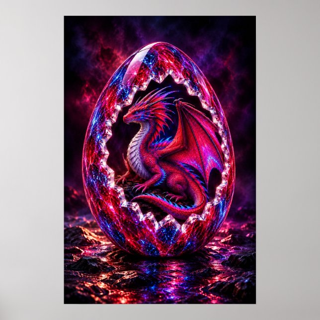 Poster Ovo de Dragão Duskfire (Frente)