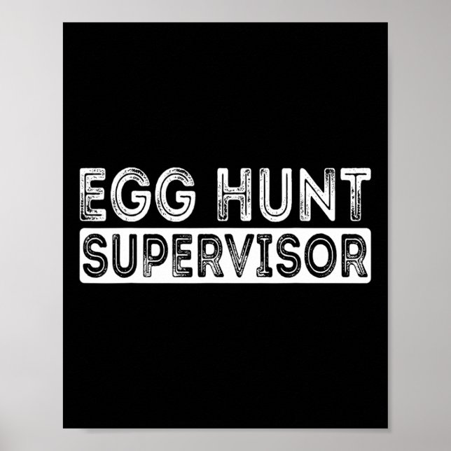 Poster Ovo Hunt Supervisor de Caça-Ovos De Páscoa Para P (Frente)