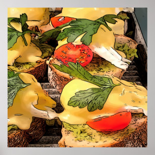 Poster Ovos com Avocado no Brinde