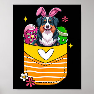Poster Ovos De Chocolate De Páscoa De Pastor Australianos