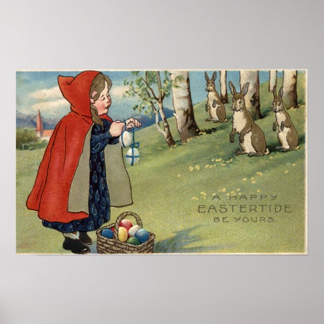 Pôster Ovos de Mão-de-Ovos para Coelhos (Frente)