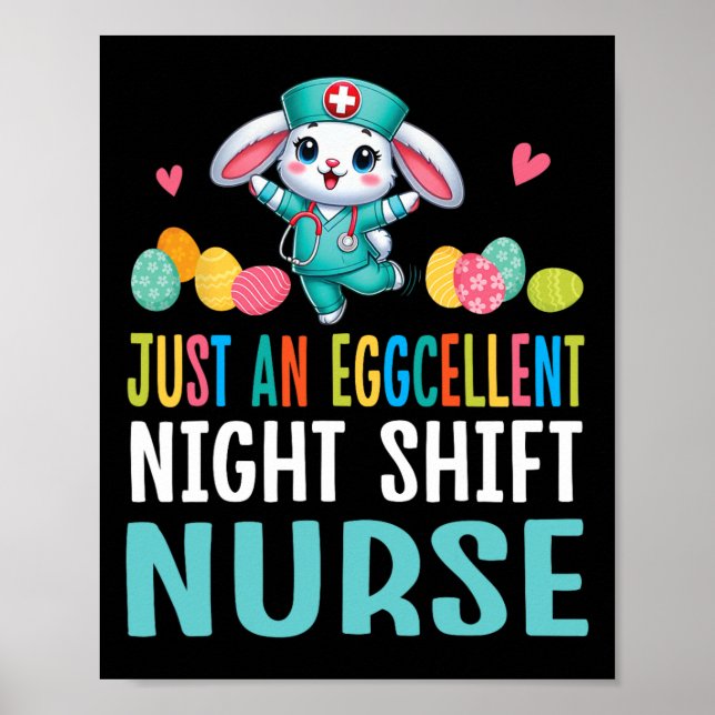 Poster Ovos De Páscoa Bunny Dance Apenas Uma Boa Noite S (Frente)