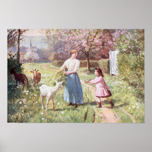 Pôster Ovos de Páscoa no País, 1908