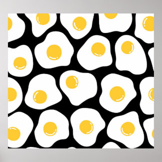 Poster Ovos Desenrolados: Quirky Vintage.