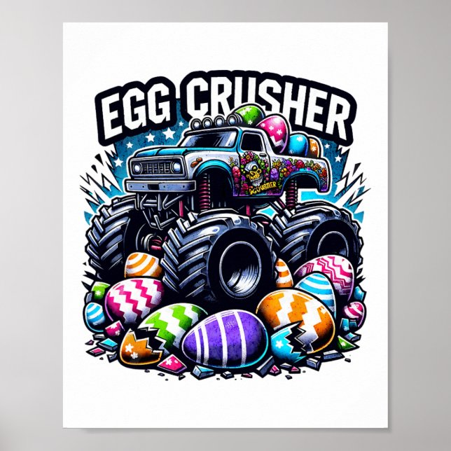 Poster Ovos Páscoa Dia de Cruzamento Monstros Crianças de (Frente)
