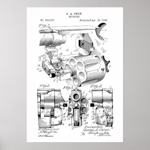 Poster Owen Revolver Patent