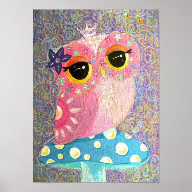 Pôster Owl Fairy Princess (Frente)