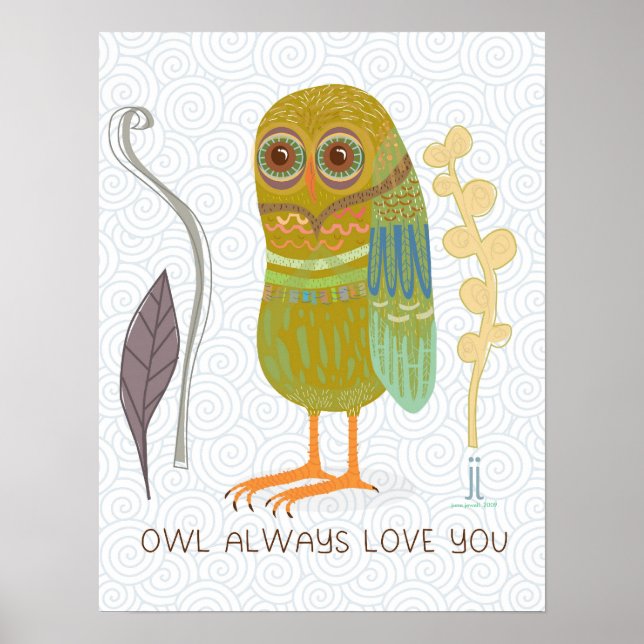 Poster Owl Sempre Te Ama (Frente)