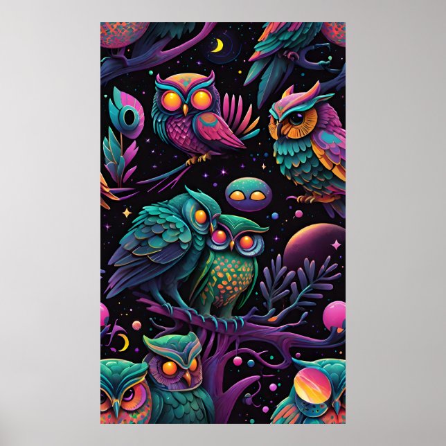 Poster Owls of a Feather (Frente)