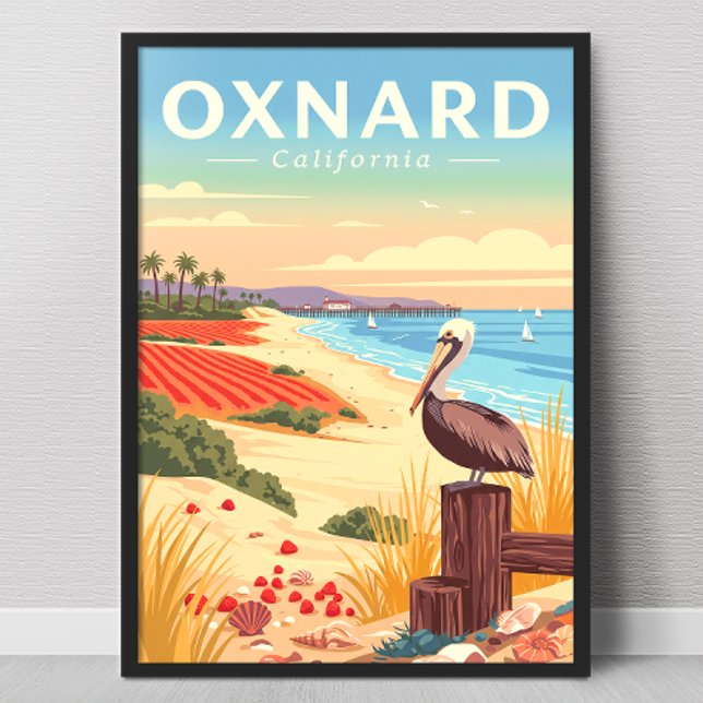 Poster Oxnard Califórnia Antiga (Criador carregado)