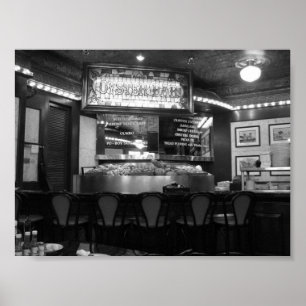 Poster Oyster Bar Quarter French New Orleans, Louisiana