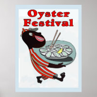 Oyster Festival, garçom vintage