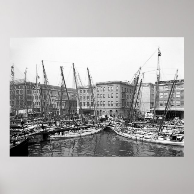 Poster Oyster Luggers (Frente)