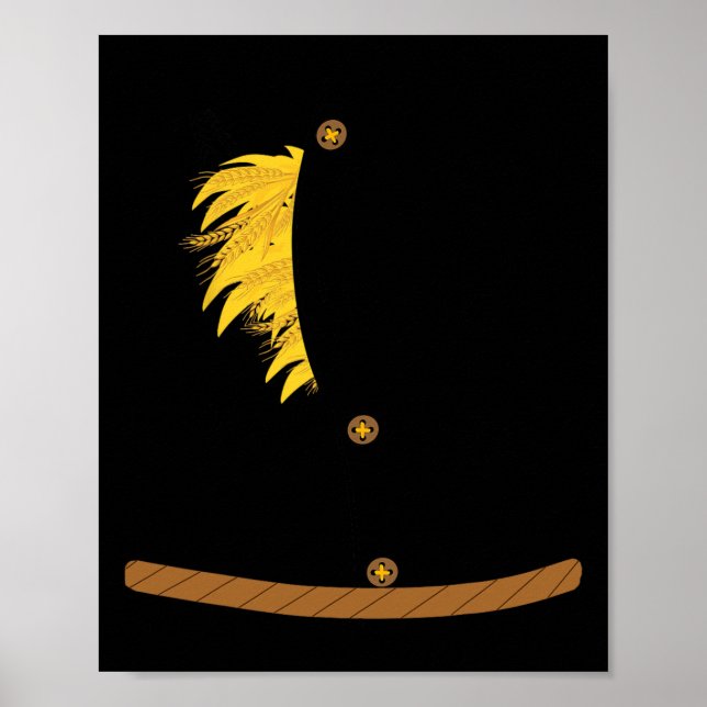 Poster Oz Halloween Scarecrow Figurume Arte Feiticeiro De (Frente)