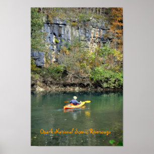 Pôster Ozark Riverways cénico nacional