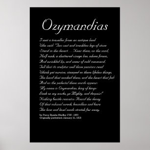 Poster Ozymandias