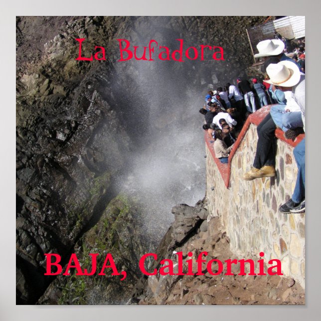 Pôster P1010050, La Bufadora, La Bufadora, BAJA, Calif... (Frente)