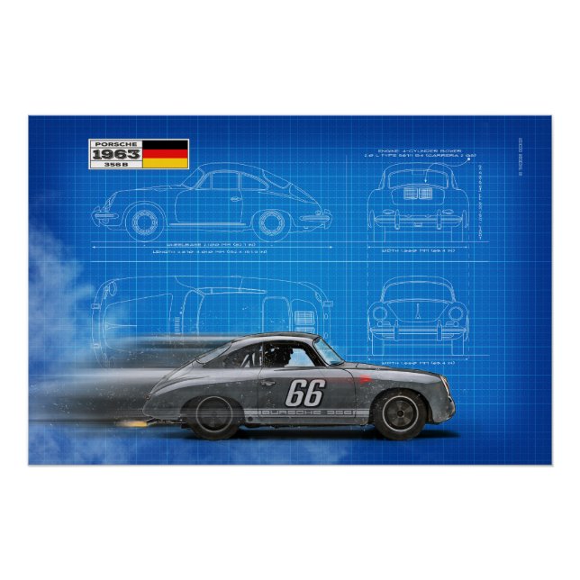 Pôster P 356 Blueprint (Frente)