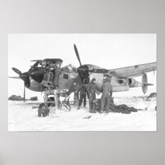 Pôster P-38 Relâmpago
