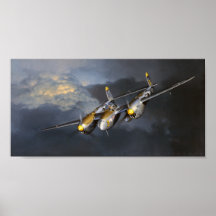 P-38 Relâmpago Jack Fellows Art