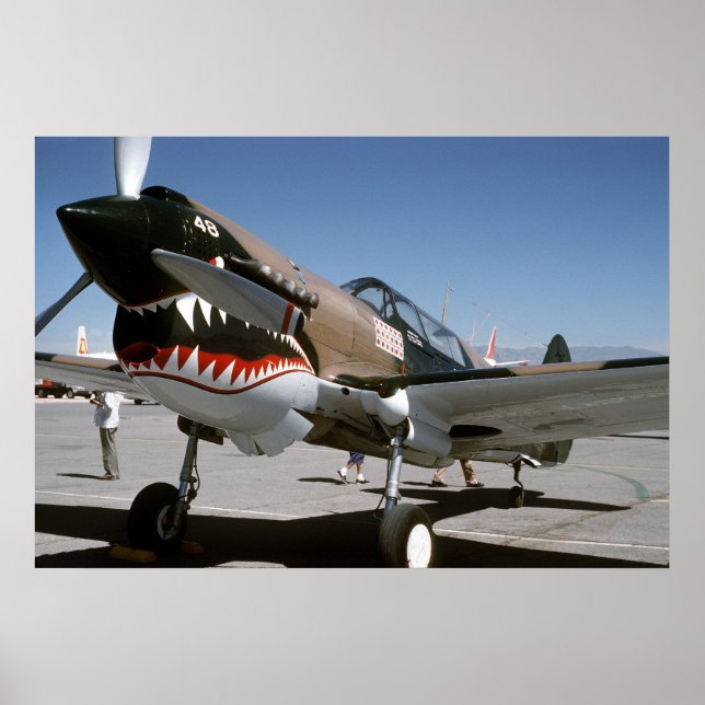 Pôster P-40 Warhawk (Frente)