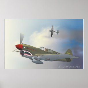 Pôster P-40 Warhawks